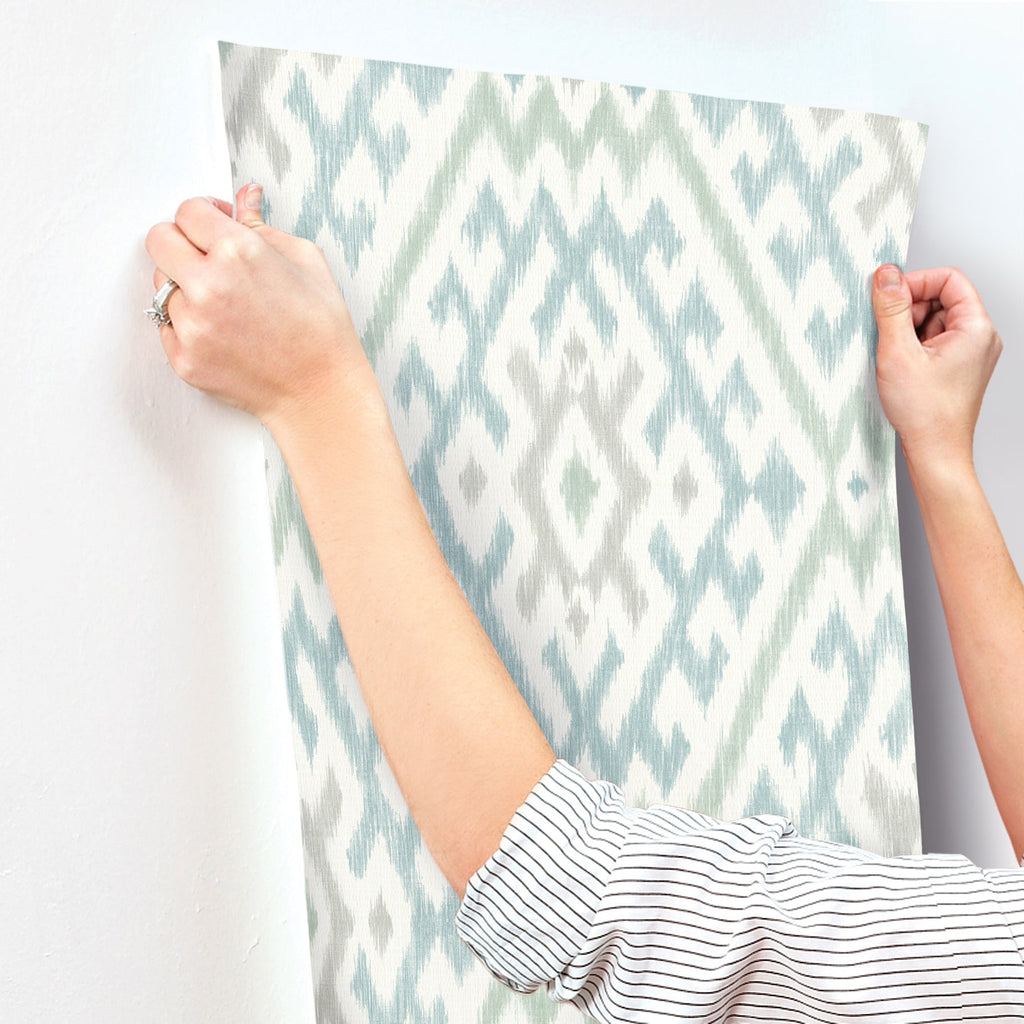 Solola Ikat Wallpaper wallpaper detail or room view