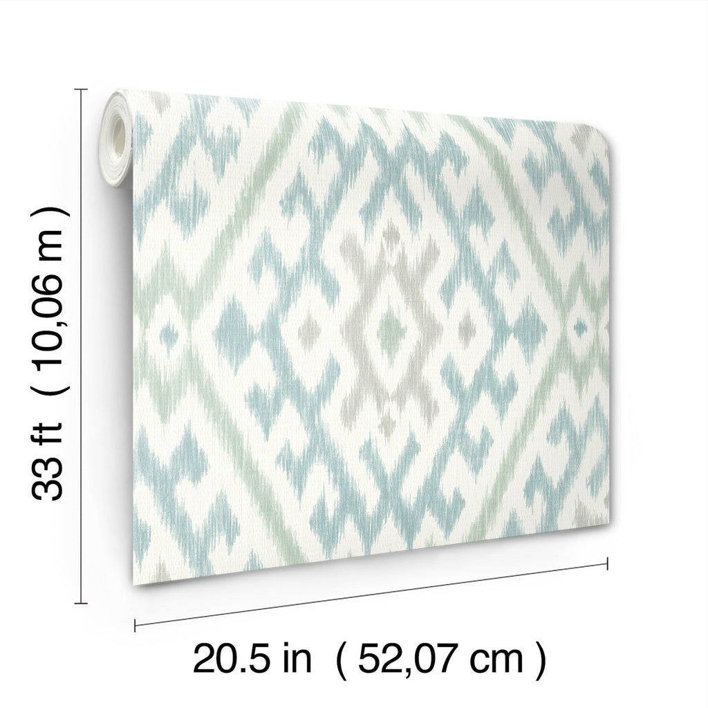 Solola Ikat Wallpaper wallpaper detail or room view