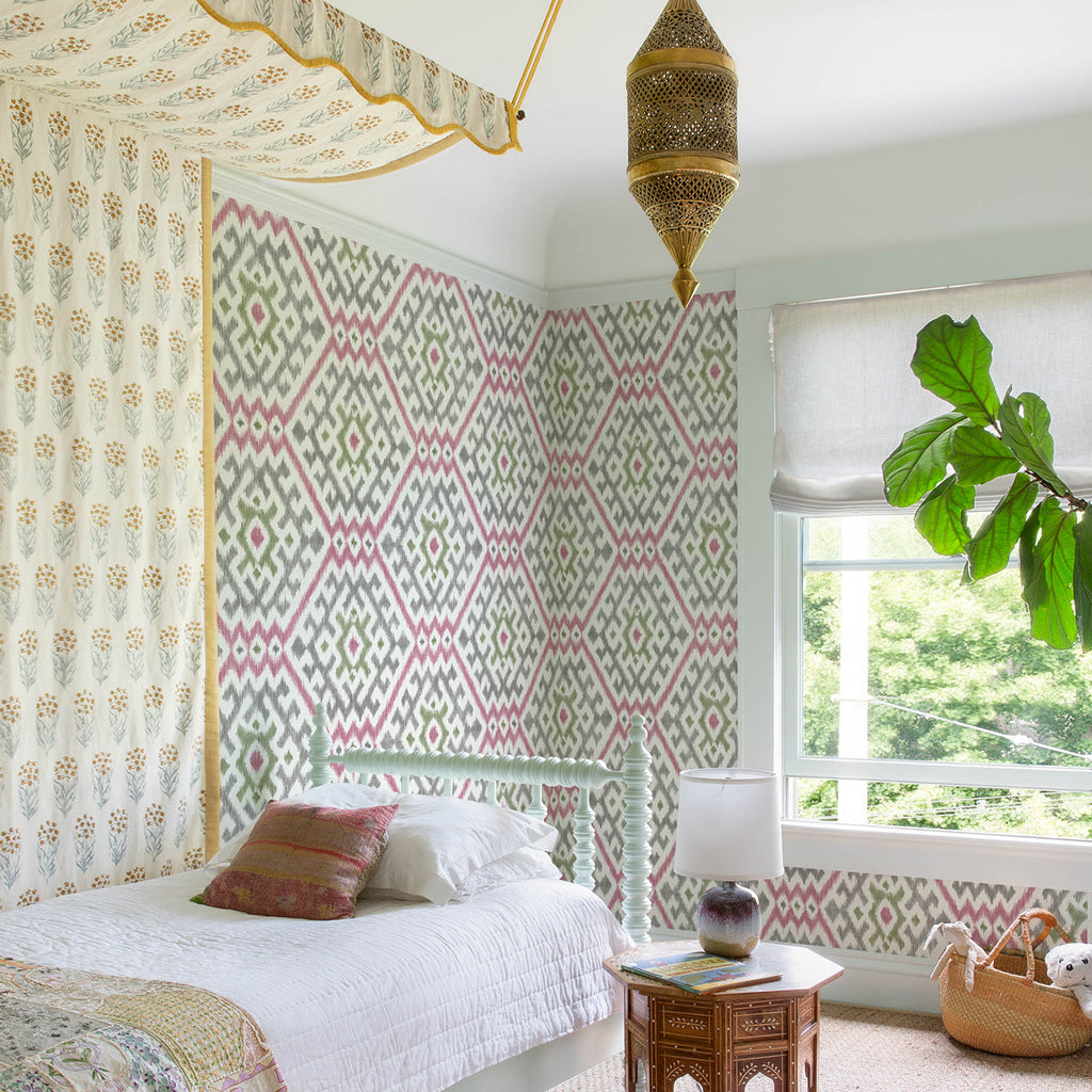 Solola Ikat Wallpaper wallpaper detail or room view