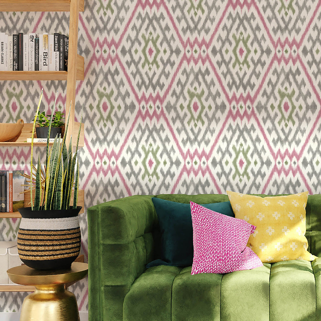 Solola Ikat Wallpaper wallpaper detail or room view