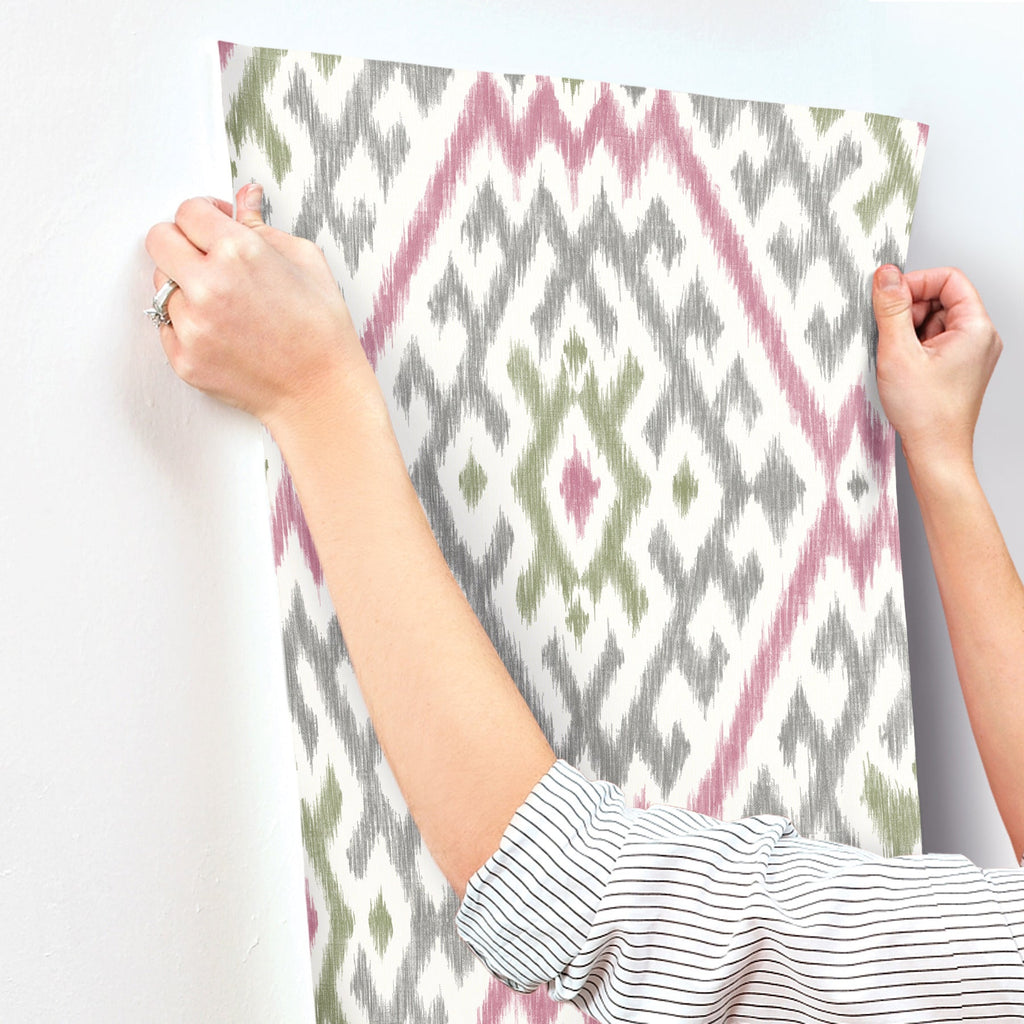 Solola Ikat Wallpaper wallpaper detail or room view
