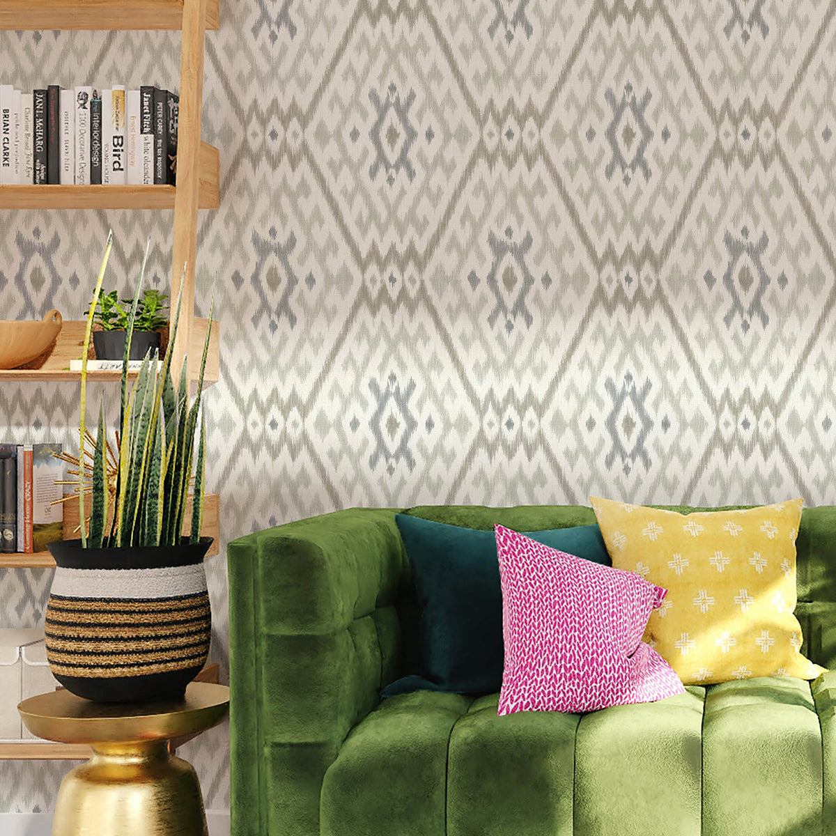 Solola Ikat Wallpaper wallpaper detail or room view