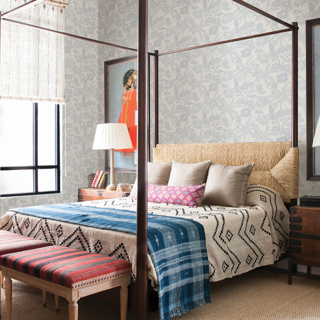 Jacaranda Tropical Trail Wallpaper wallpaper detail or room view