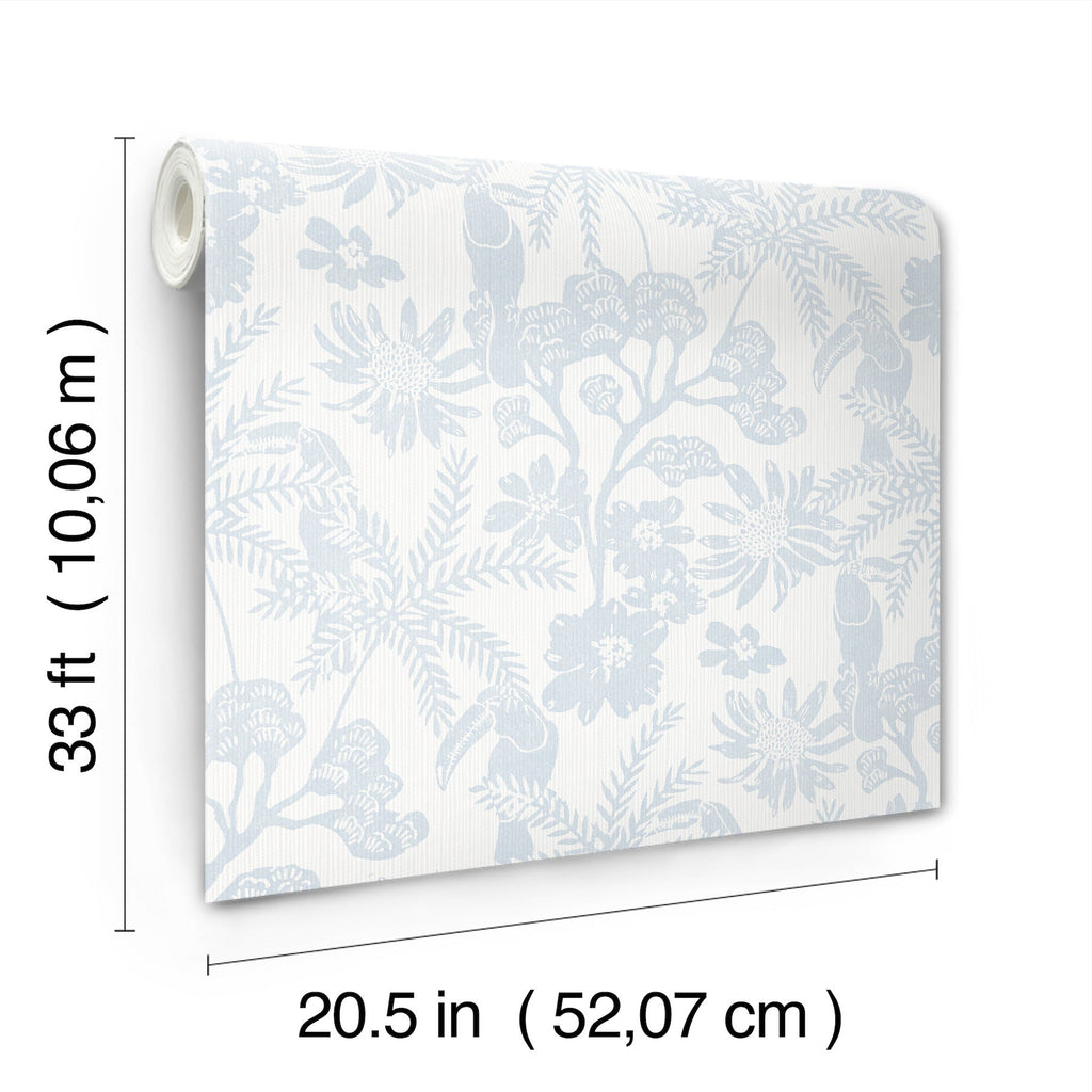 Jacaranda Tropical Trail Wallpaper wallpaper detail or room view