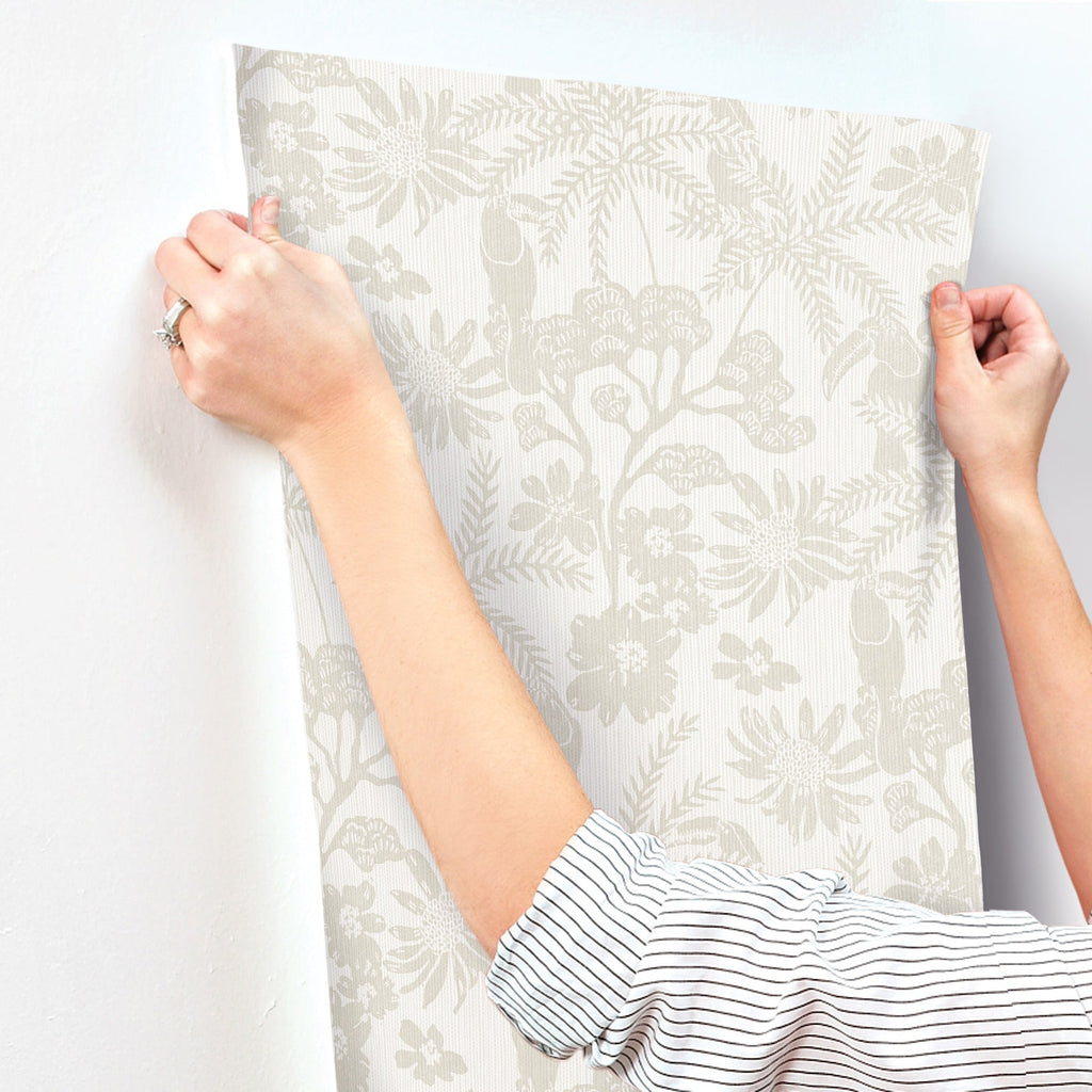 Jacaranda Tropical Trail Wallpaper wallpaper detail or room view