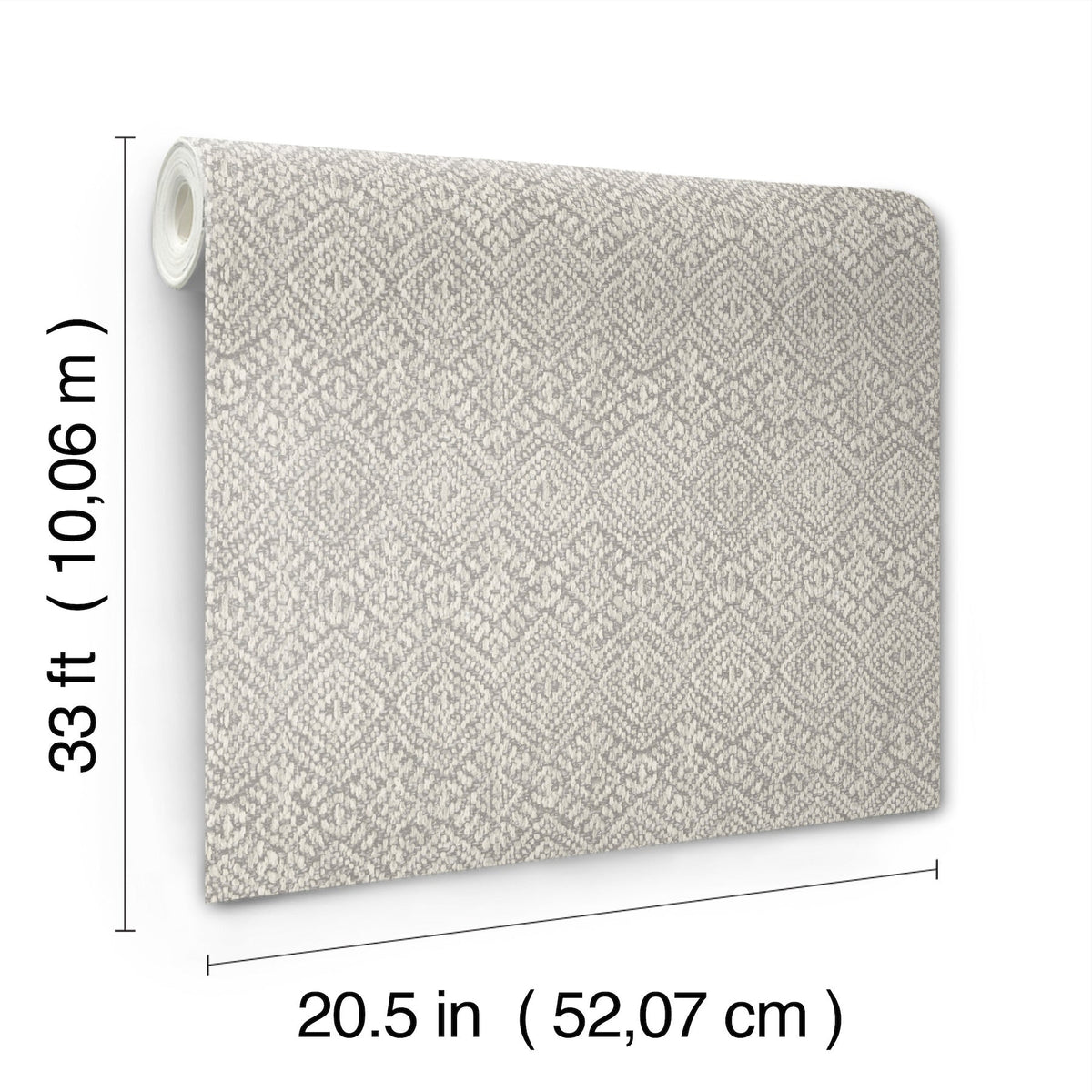 Gallivant Woven Geometric Wallpaper wallpaper detail or room view