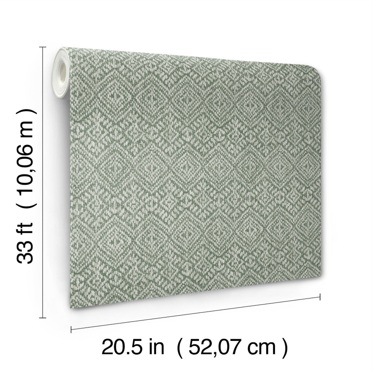 Gallivant Woven Geometric Wallpaper wallpaper detail or room view