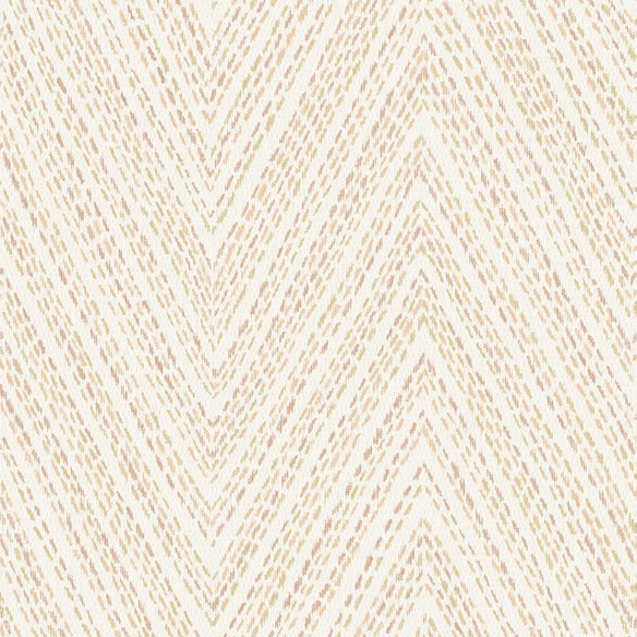 Lainey Stitched Chevron Wallpaper in Apricot