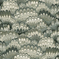 Octavia Dark Green Marbled Ink Wallpaper wallpaper