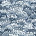 Octavia Marbled Ink Wallpaper in Blue