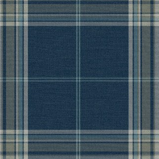 Westley Plaid Wallpaper in Black