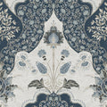 Auden Dark Blue Floral Grandeur Wallpaper wallpaper