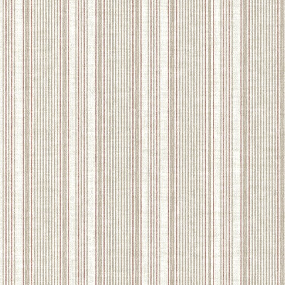 Ayanna Striped Wallpaper in Rust