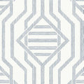 Essex Geometric Wallpaper in Light Grey