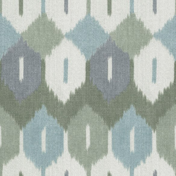 Abilene Sea Green Ikat Wallpaper wallpaper