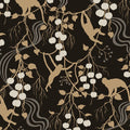 Linden Black Jungle Canopy Wallpaper