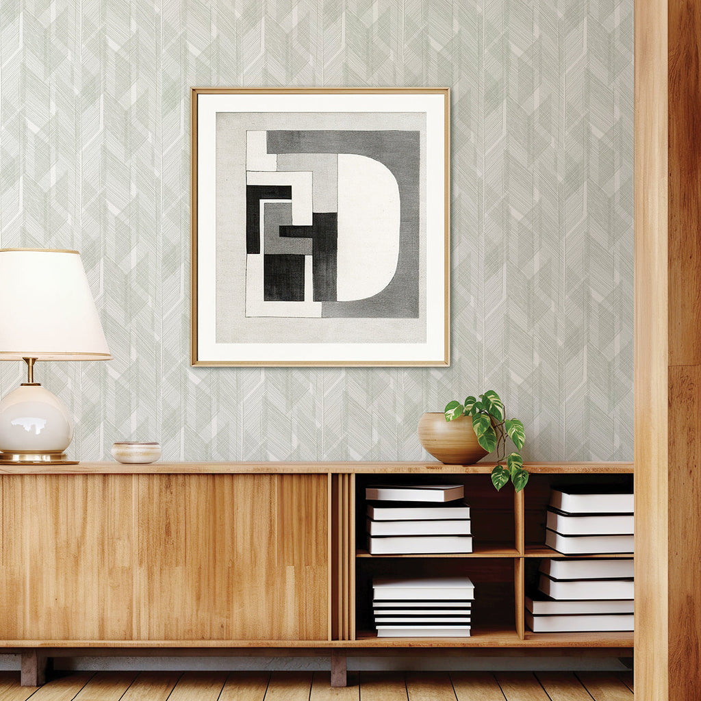 Bryant Crosshatch Wallpaper wallpaper detail or room view