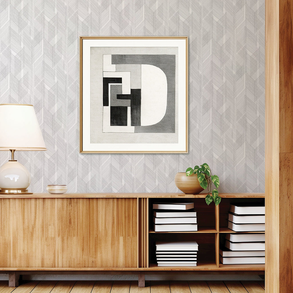 Bryant Crosshatch Wallpaper wallpaper detail or room view