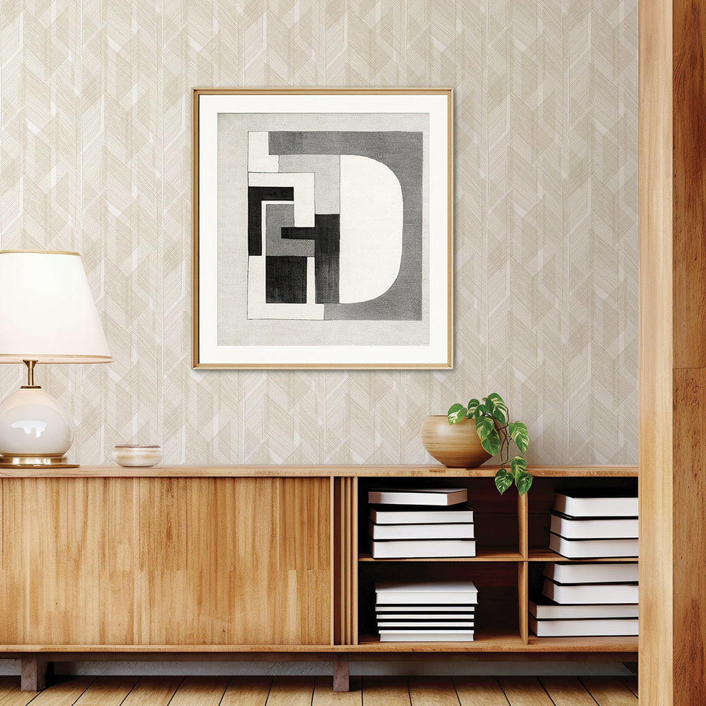 Bryant Crosshatch Wallpaper wallpaper detail or room view