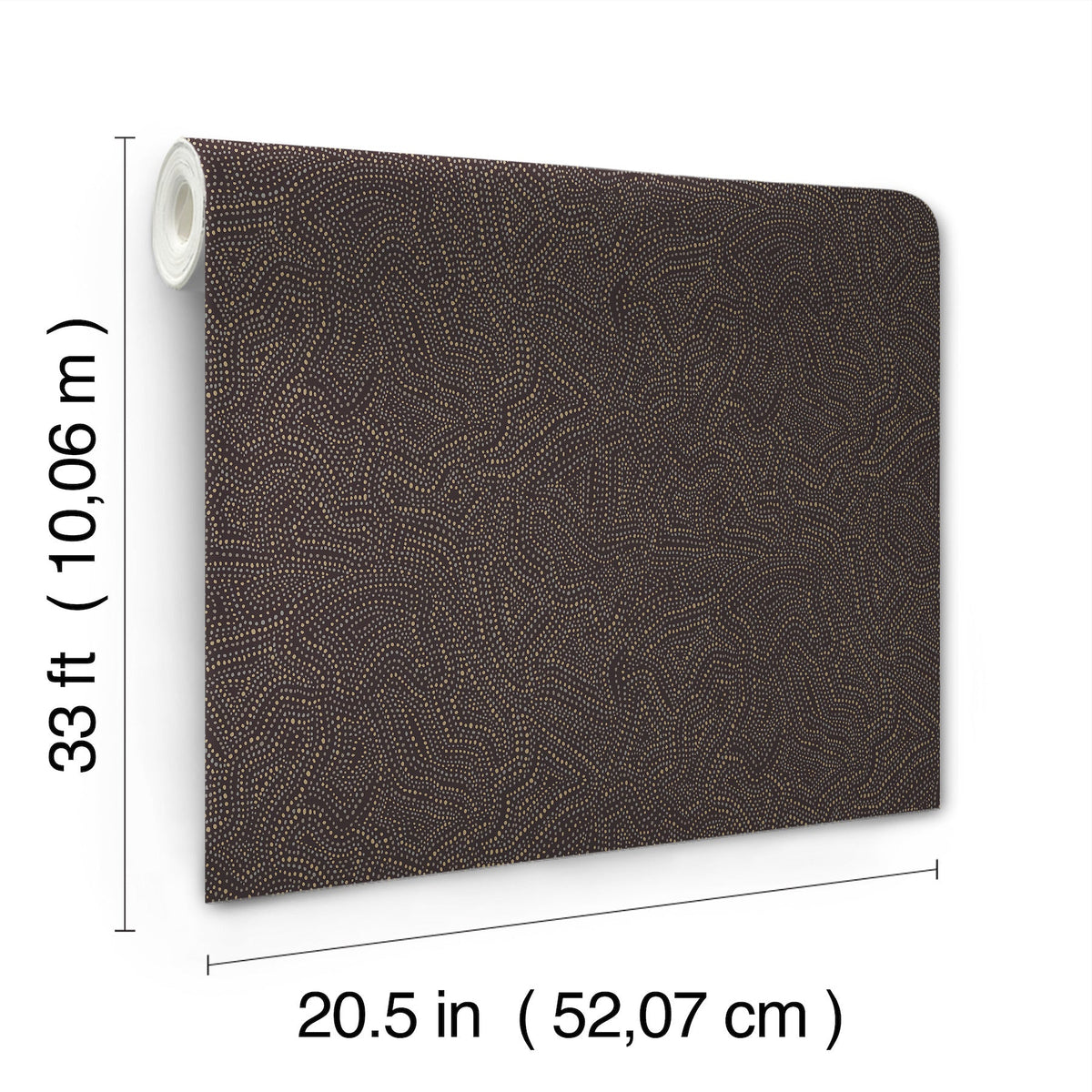 Hollenback Dotted Abstract Wallpaper wallpaper detail or room view