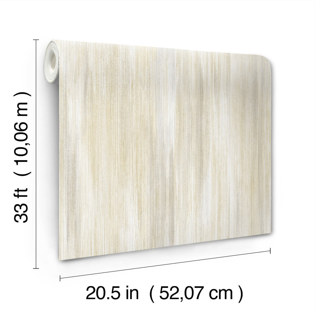 Elysian Ikat Wallpaper in Wheat