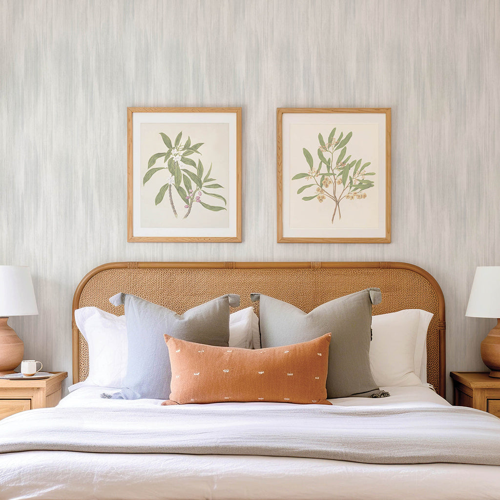 Elysian Ikat Wallpaper wallpaper detail or room view