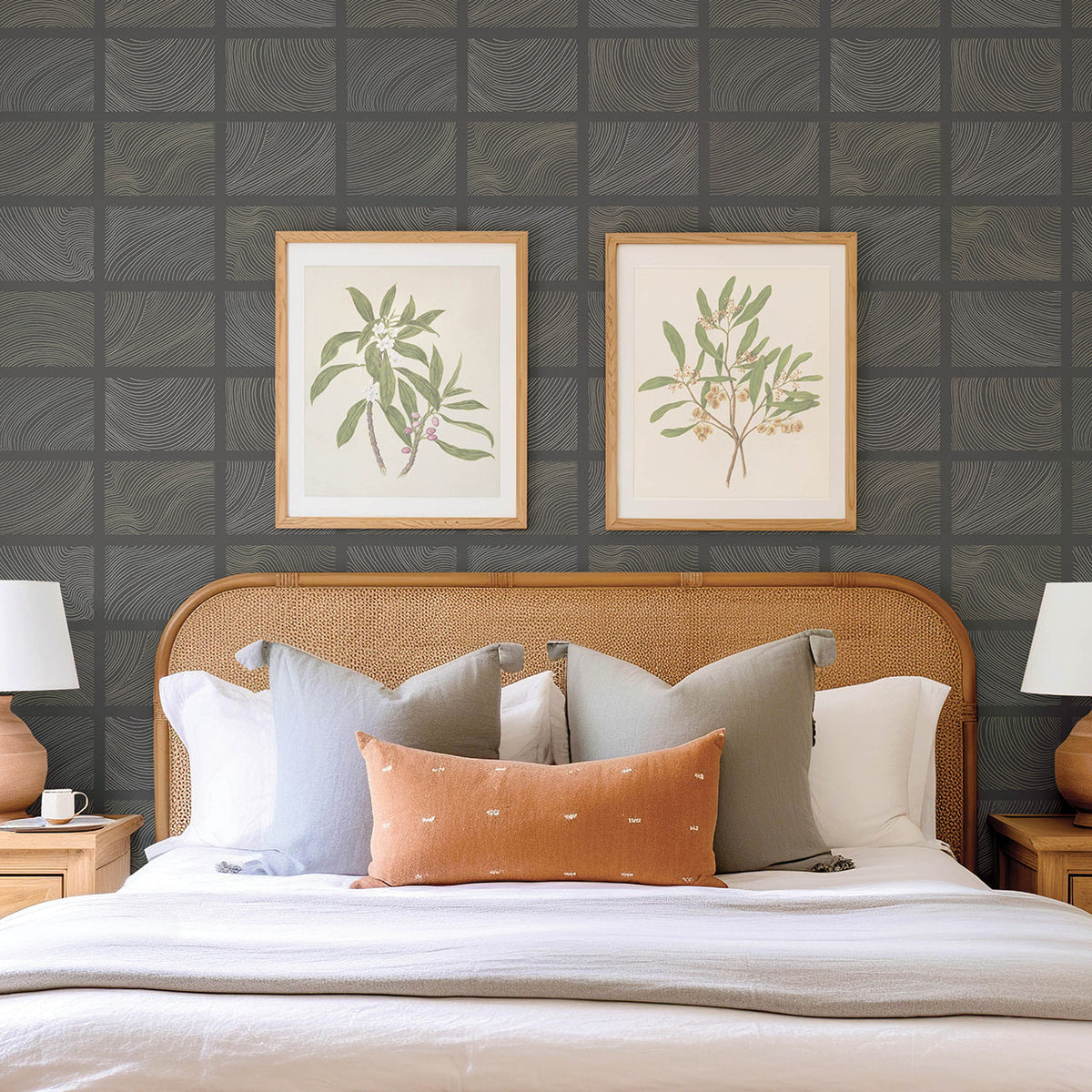 Bronson Topography Wallpaper wallpaper detail or room view
