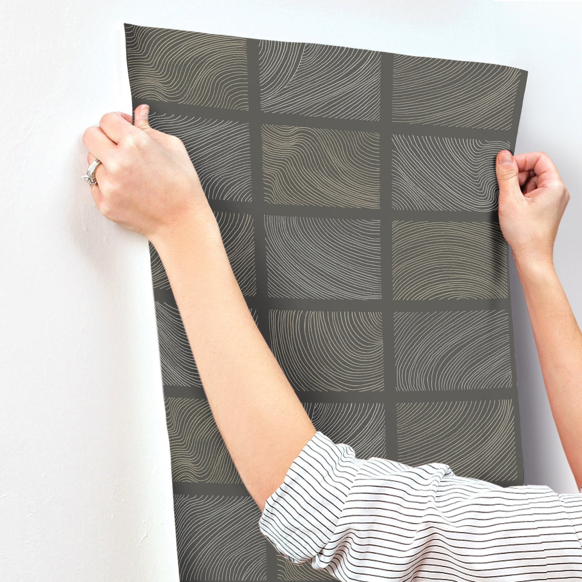 Bronson Topography Wallpaper wallpaper detail or room view