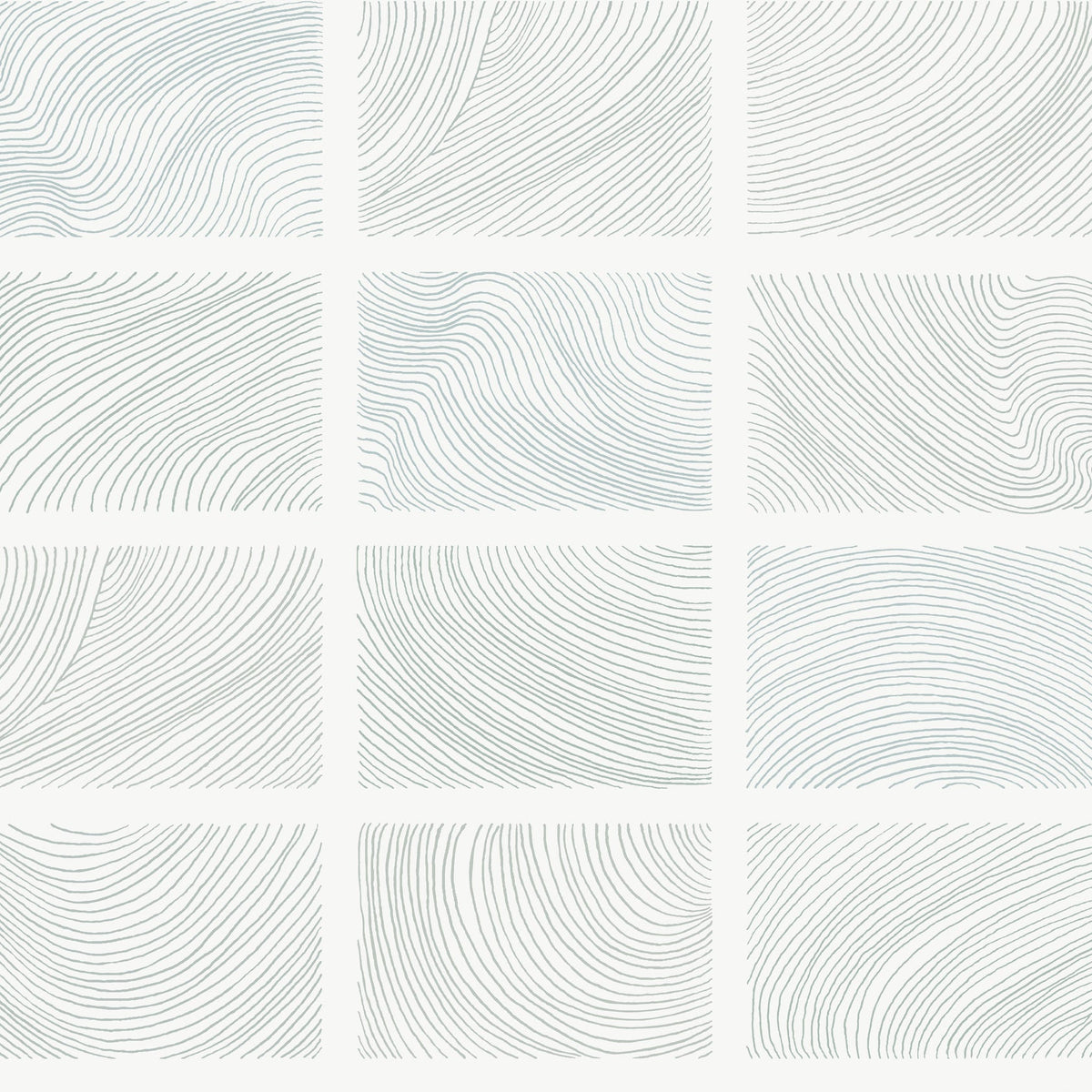Bronson Topography Wallpaper in Sterling