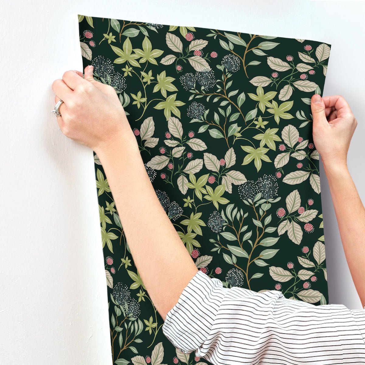 Mildred Botanical Trail Wallpaper wallpaper detail or room view