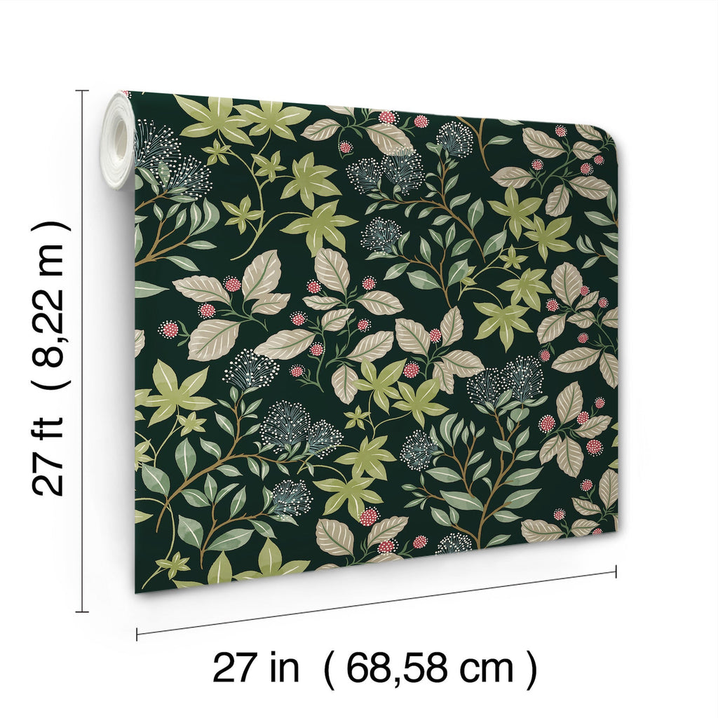 Mildred Botanical Trail Wallpaper wallpaper detail or room view