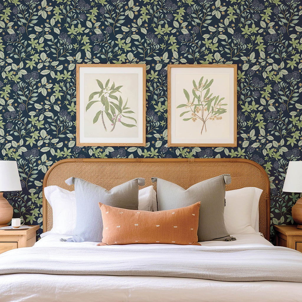 Mildred Botanical Trail Wallpaper wallpaper detail or room view