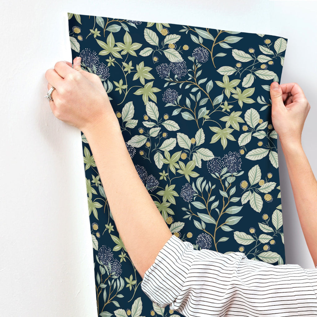 Mildred Botanical Trail Wallpaper wallpaper detail or room view