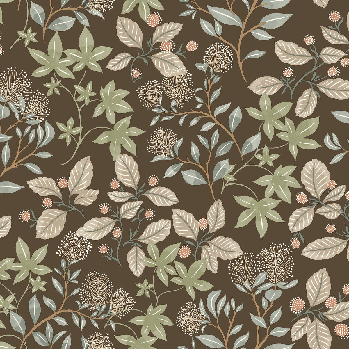 Mildred Botanical Trail Wallpaper wallpaper detail or room view