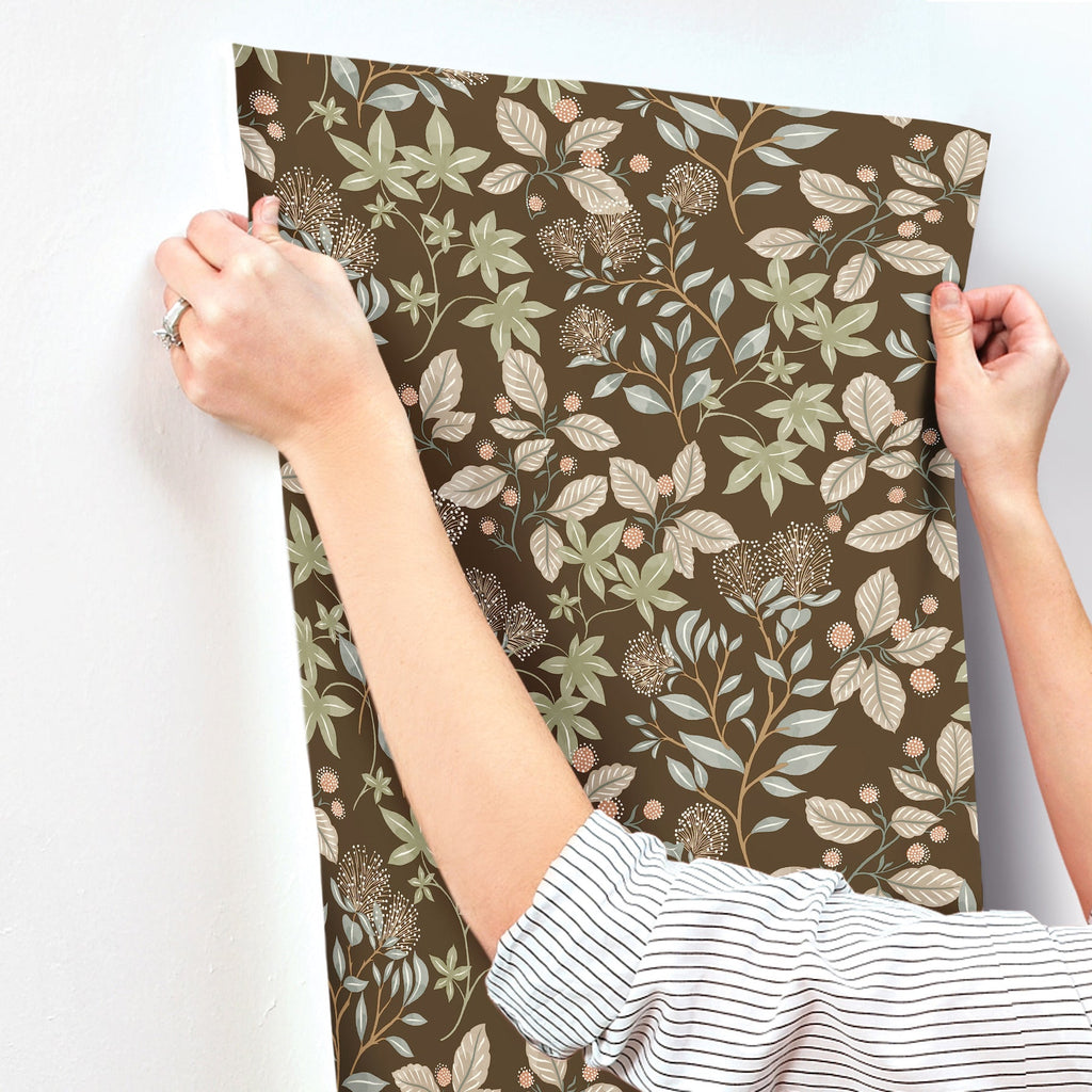 Mildred Botanical Trail Wallpaper wallpaper detail or room view
