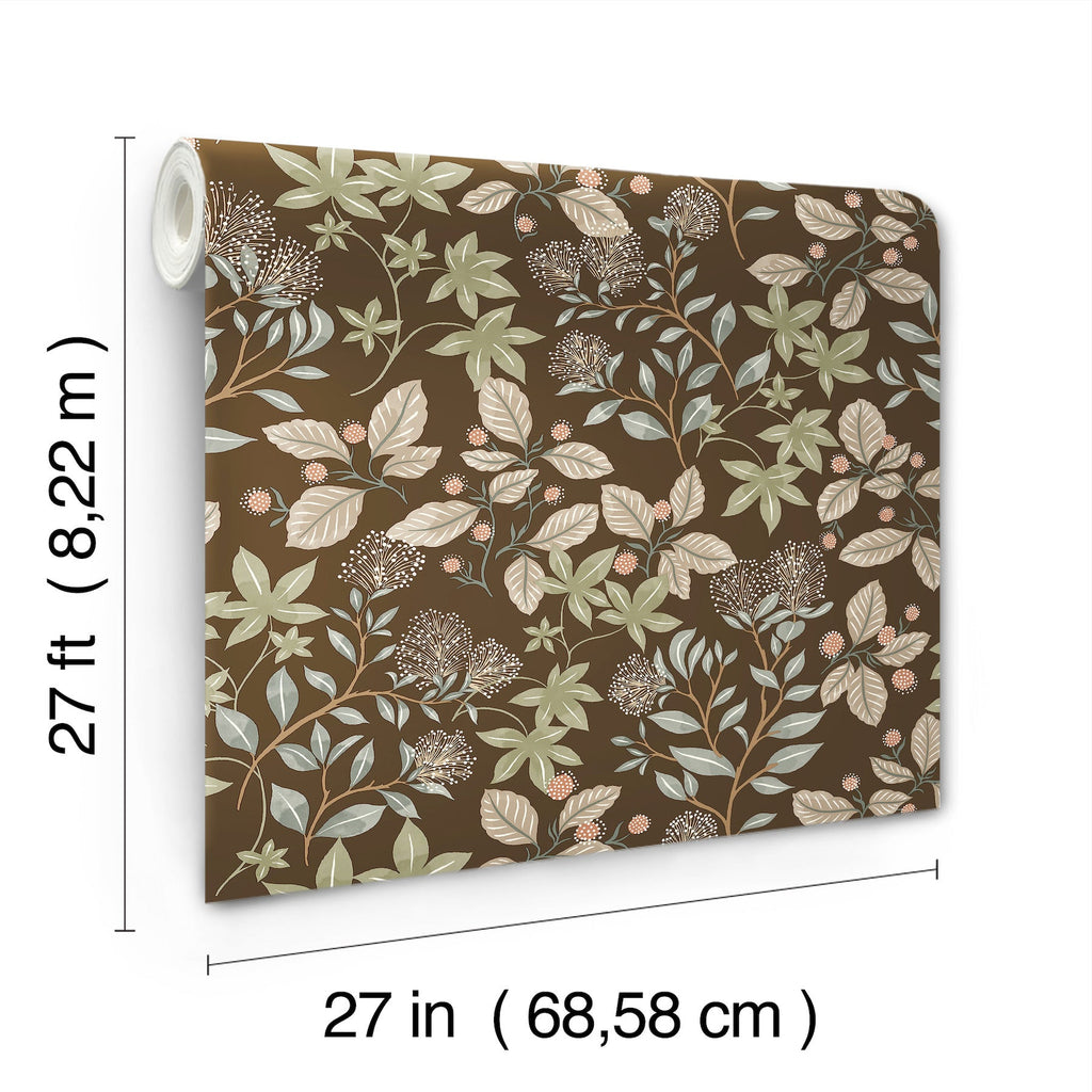 Mildred Botanical Trail Wallpaper wallpaper detail or room view