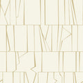 Huntington Geometric Stripe Wallpaper in Gold