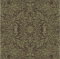 Ceiling Intricate Floral Wallpaper in Brown