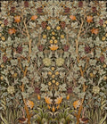 Vine Embroidery Green Wall Mural - 4171-HT84004
