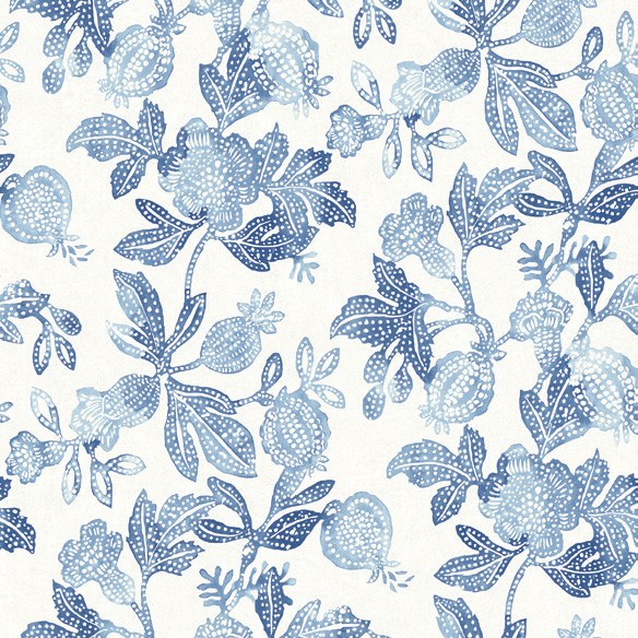 Beach Rose Teal Floral Fruits Wallpaper wallpaper