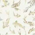 Koi Metallic Fish Wallpaper wallpaper