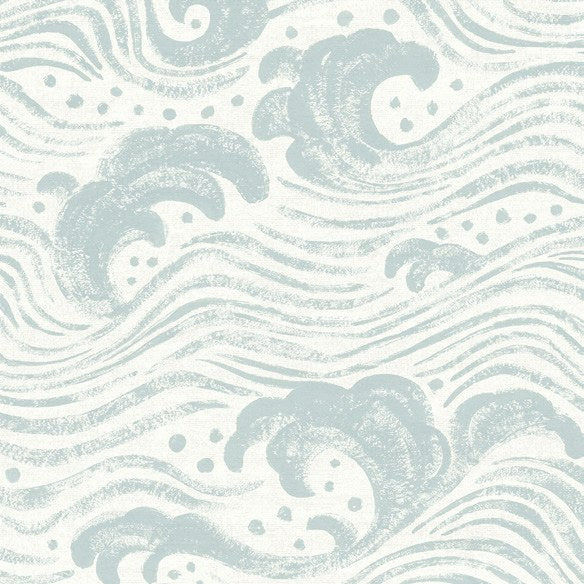 Swell Light Blue Ocean Wave Wallpaper