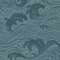 Swell Teal Ocean Wave Wallpaper wallpaper
