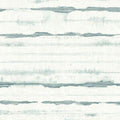 Destin Stripe Wallpaper in Teal
