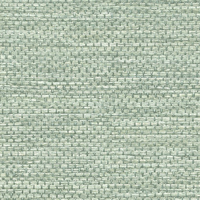 Malin Faux Grasscloth Wallpaper in Seafoam