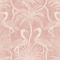 Biscayne Flamingo Beach Wallpaper in Coral