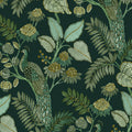 Geneva Sea Green Peacock Paradise Wallpaper