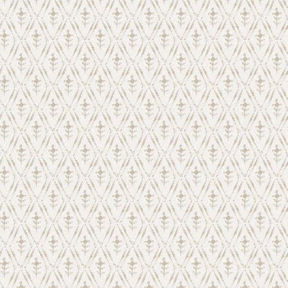 Tillie Diamond Floral Wallpaper in Sage
