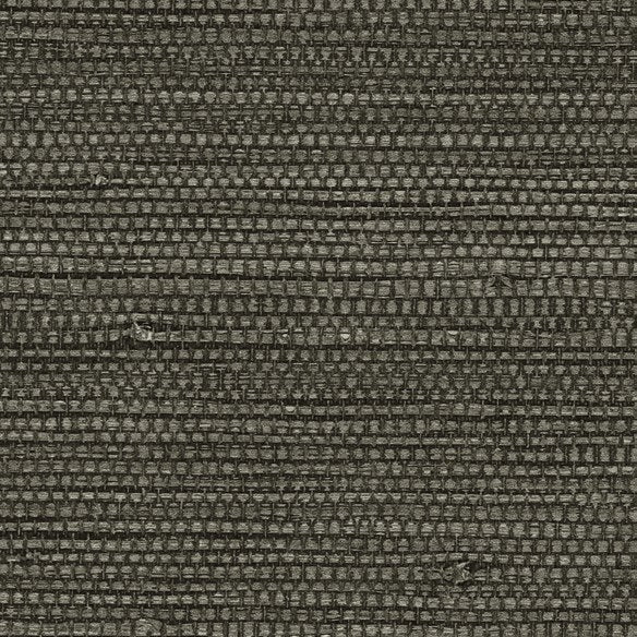 Mycroft Grasscloth Wallpaper in Slate