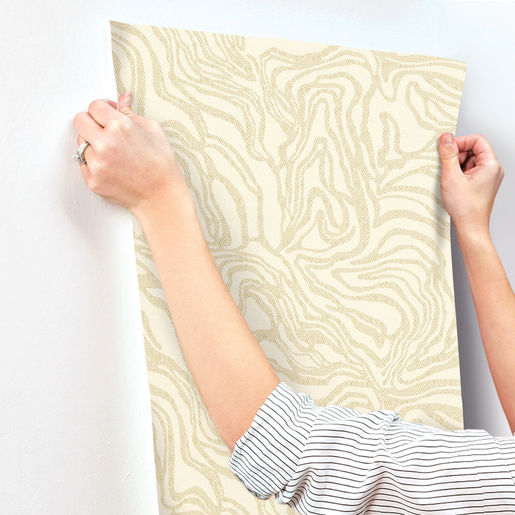 Massar Modern Marbled Wallpaper wallpaper detail or room view